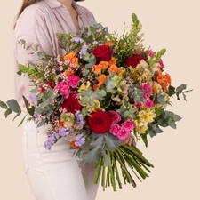 Bouquet de fleurs Arc-en-Ciel