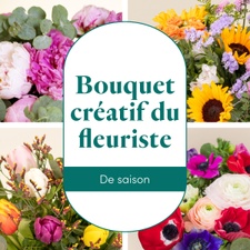 Bouquet de fleurs Le bouquet créatif du fleuriste de saison